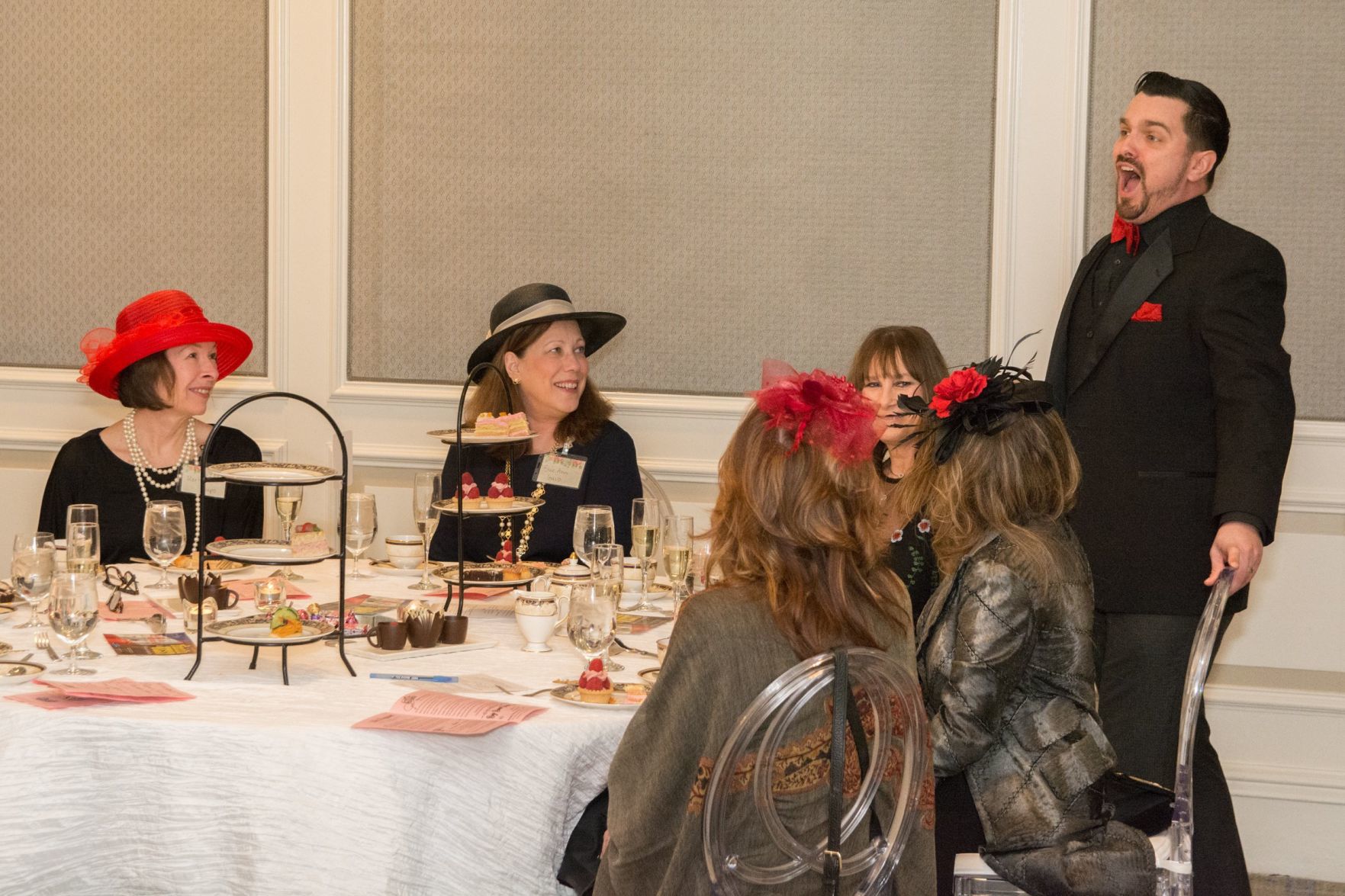 Pedro Barbosa performs at Royal Tea with Winter Opera